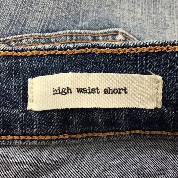 Jessica Simpson High Waist Denim Shorts Size 14/32 - Picture 3 of 5